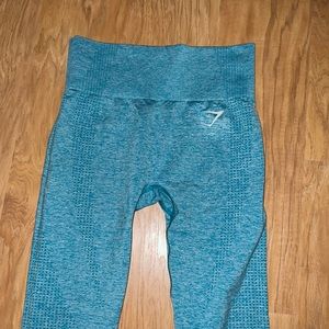 Blue gymshark seamless leggings size S